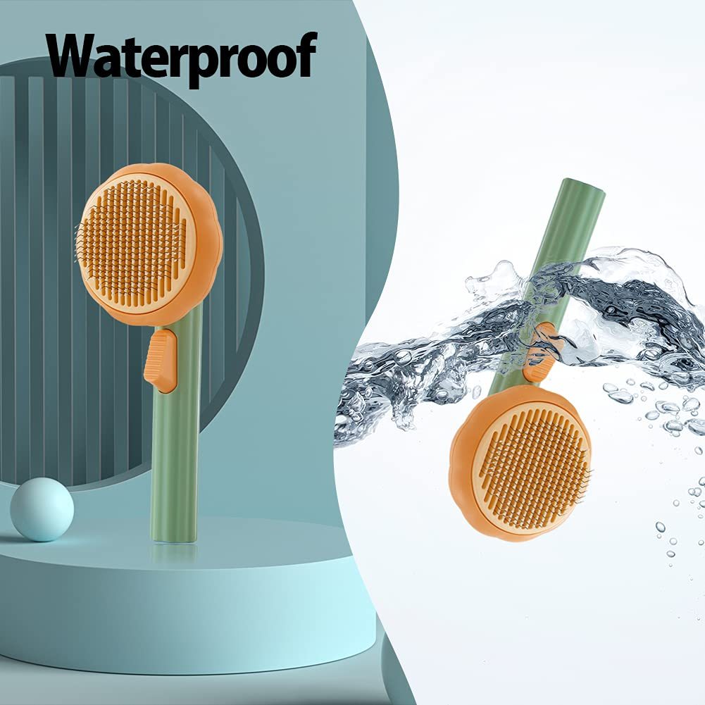 Cat Pumpkin Brush-Grooming Self Cleaning Slicker