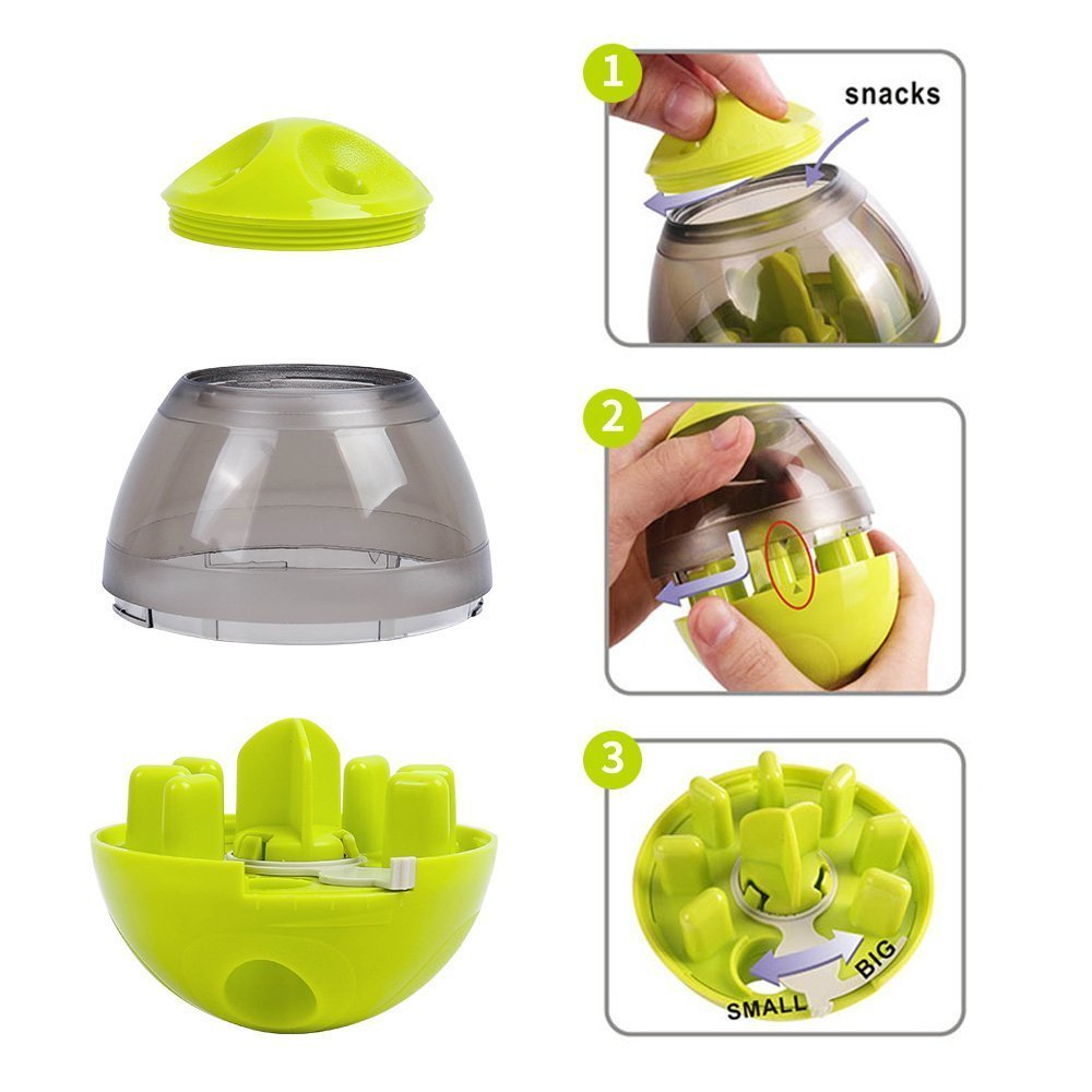 Interactive Dog Food Tumbler - Pet Feeder & Toy Dispenser for Puppies and Dogs