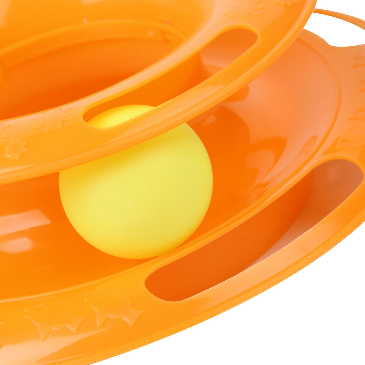 Multi-Level Crazy Ball Cat Toy – Fun Tower Track for Chasing & Swatting