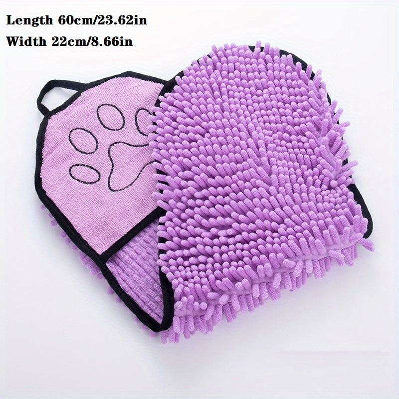 Pet Drying Towel with Hand Pockets – For Dogs & Cats