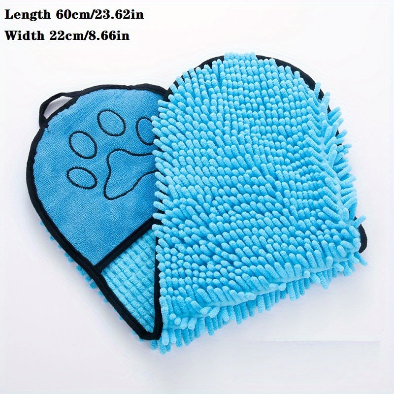 Pet Drying Towel with Hand Pockets – For Dogs & Cats