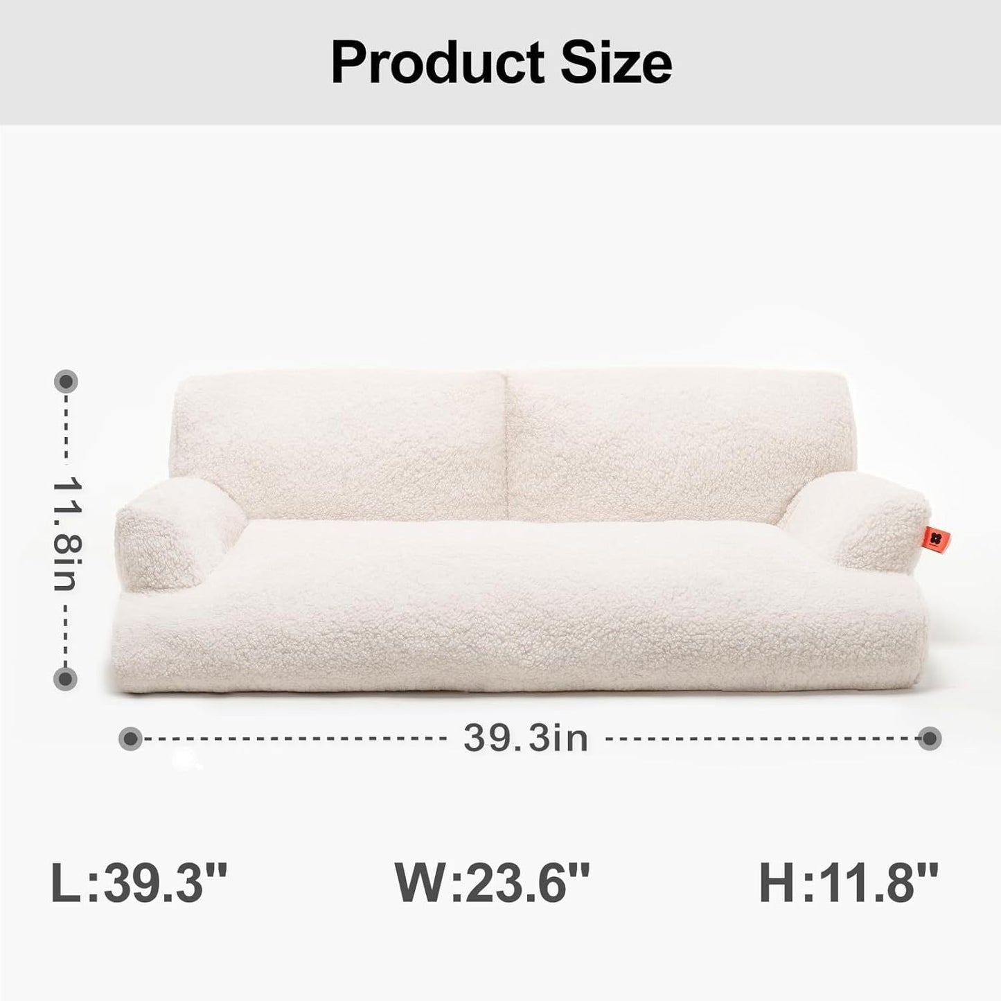 Washable Cotton Dog Bed