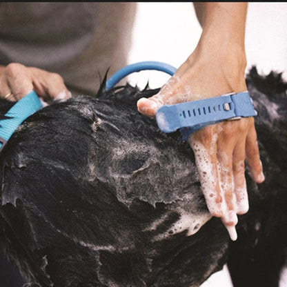 Pet Bathing & Massage Shower Tool – Washing Brush with Sprayer