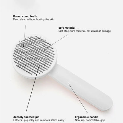 Pet Self Cleaning Brushes