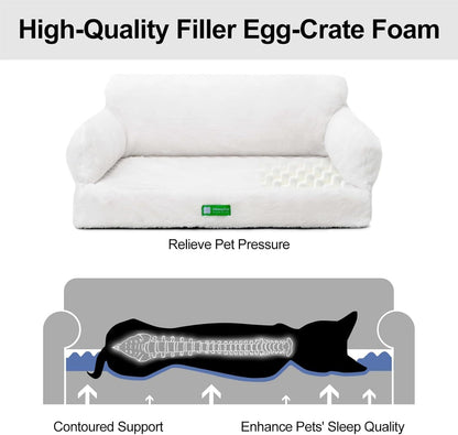 White Comfort Dog&Cat Bed