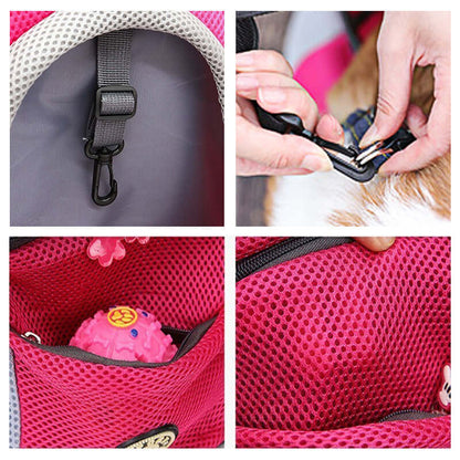 Pet Backpack Carrier for Dogs - Comfortable and Secure Travel Solution