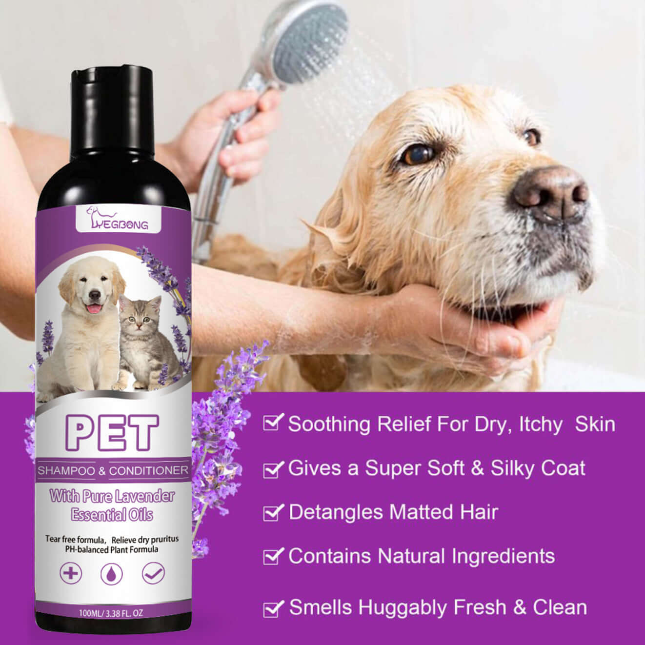 Pet Shampoo Bath