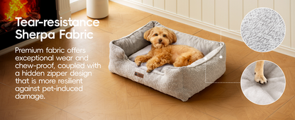 Washable Cotton Dog Bed