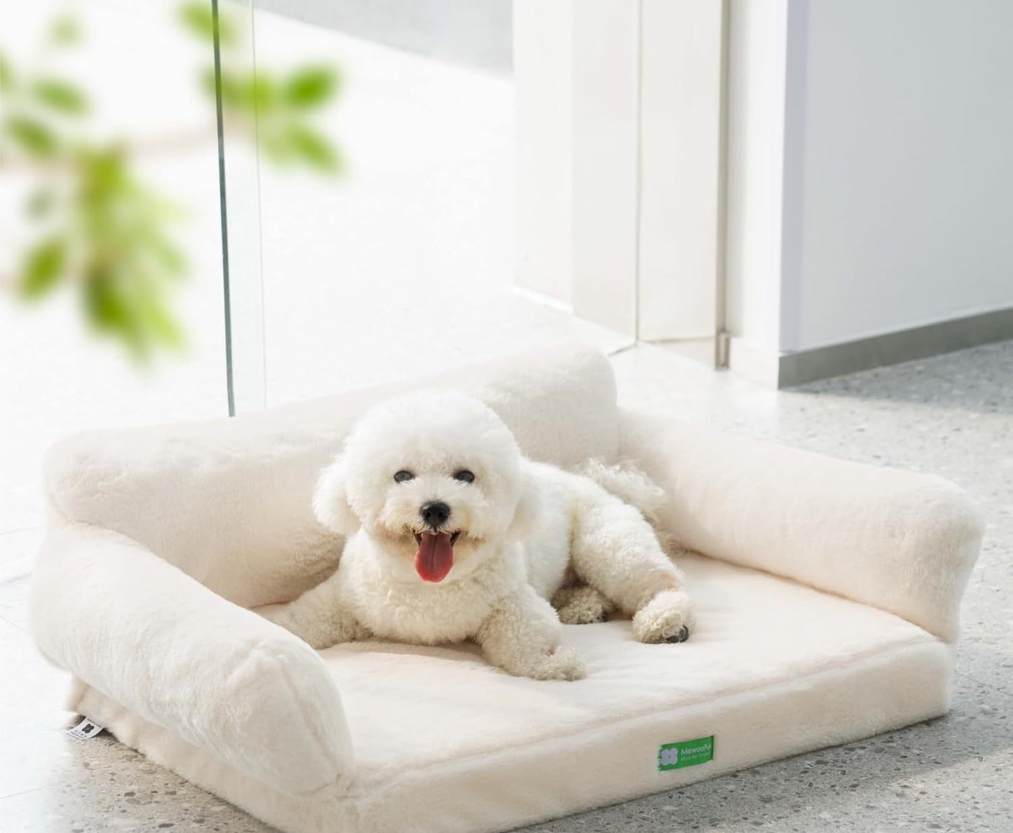 White Comfort Dog&Cat Bed