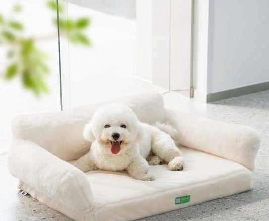 White Comfort Dog&Cat Bed
