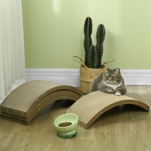 PawHut Reversible Cat Scratcher Set - Cat Wheel
