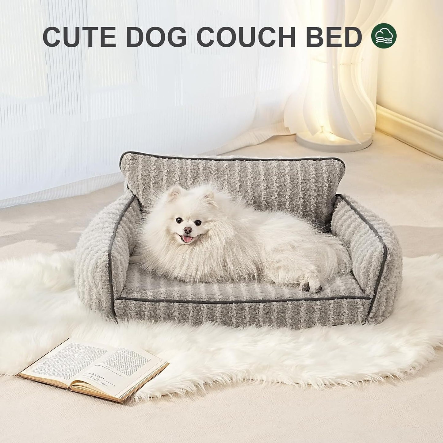 Orthopedic Gray Comfort Pet Sofa Bed
