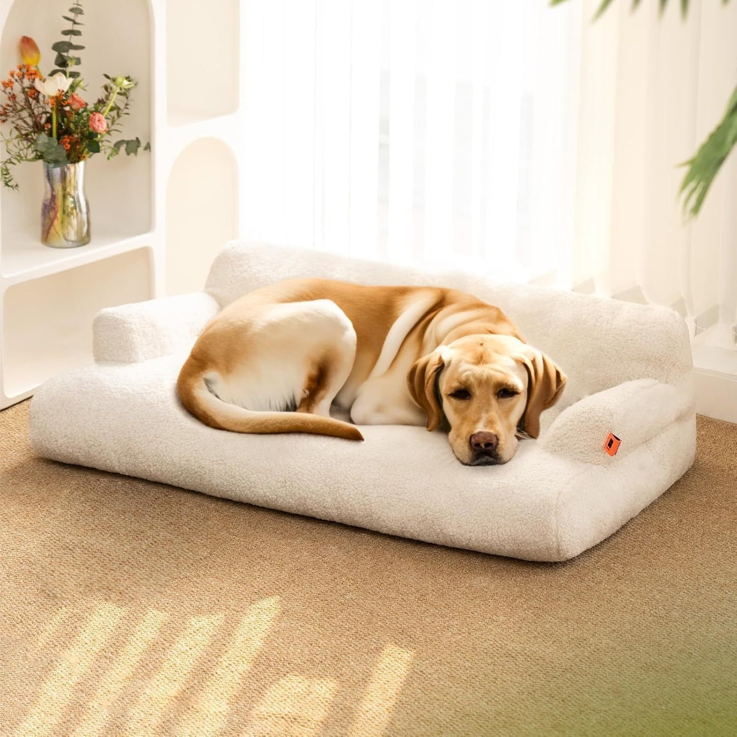 Washable Cotton Dog Bed