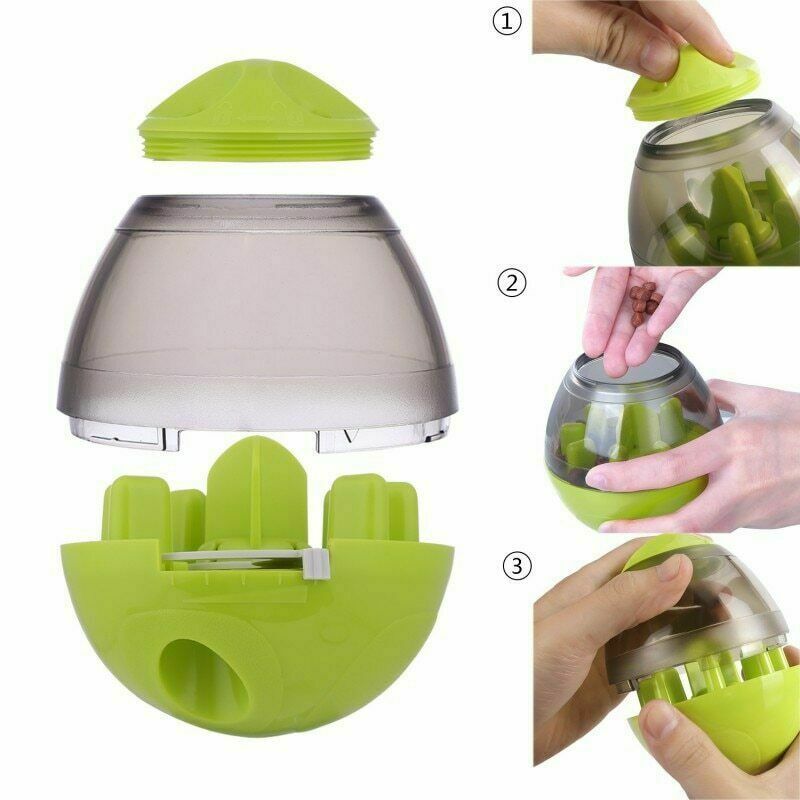 Interactive Dog Food Tumbler - Pet Feeder & Toy Dispenser for Puppies and Dogs