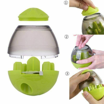 Interactive Dog Food Tumbler - Pet Feeder & Toy Dispenser for Puppies and Dogs