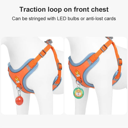 Adjustable Pet Harness and Leash Set – Reflective And No Pull