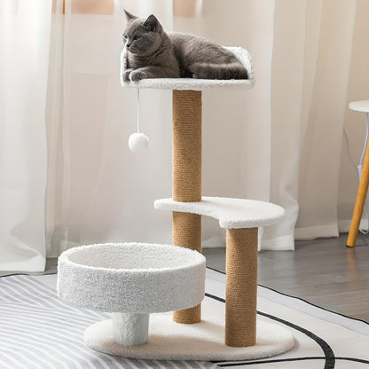 Ultimate Cat Tree – Multi-Level with Scratching Posts & Play Ball Toy