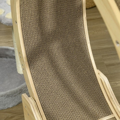 PawHut Reversible Cat Scratcher Set - Cat Wheel