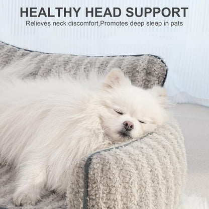 Orthopedic Gray Comfort Pet Sofa Bed