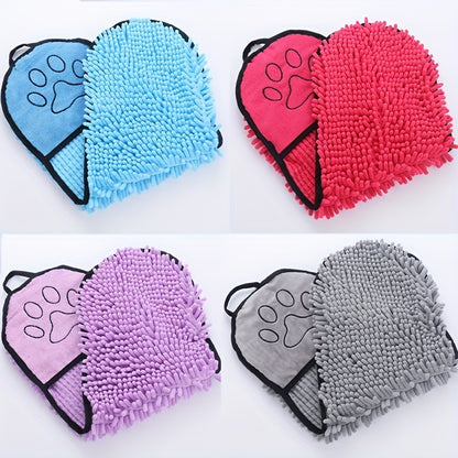 Pet Drying Towel with Hand Pockets – For Dogs & Cats