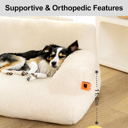 Washable Cotton Dog Bed
