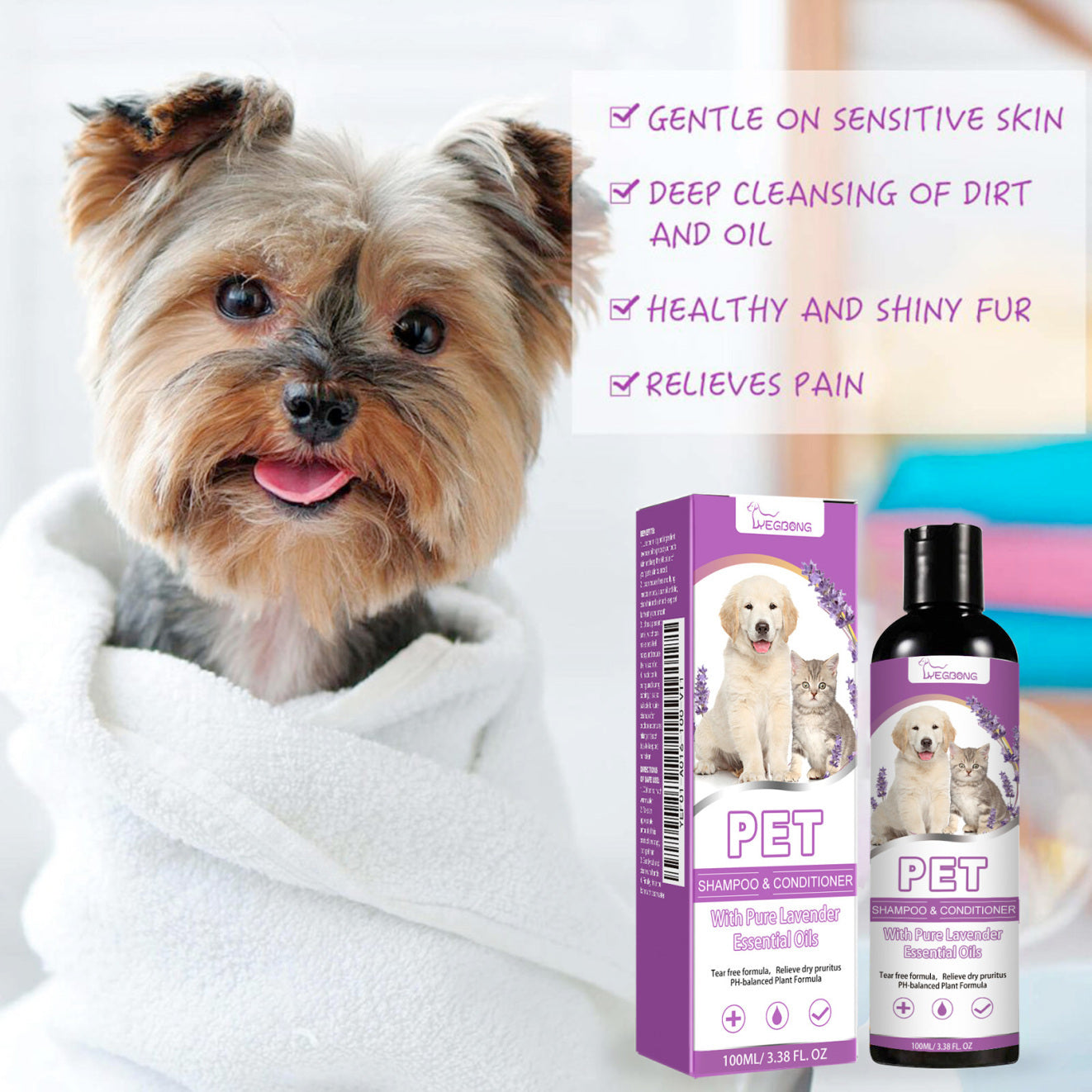Pet Shampoo Bath