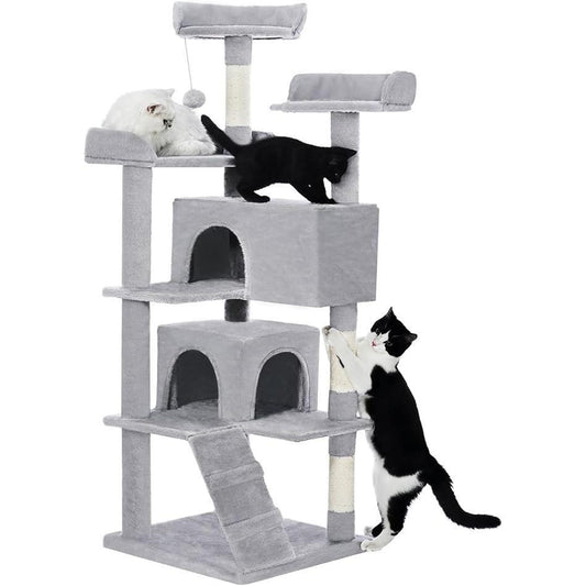Cat Gray Climbing Frame