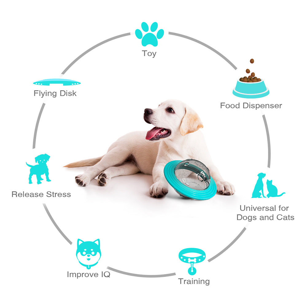 Pet Training Treat Ball – Food Dispensing Toy for Small & Large Pets