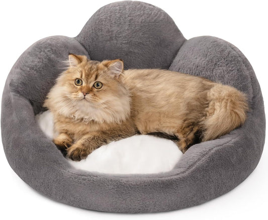 Cat Cozy Bed - Shaped, Soft & Washable