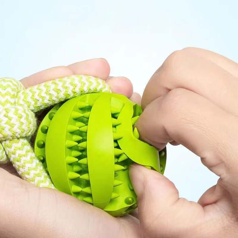 Interactive Chew Toy Ball – Bite-Resistant, Treat-Filled Fun for Puppies