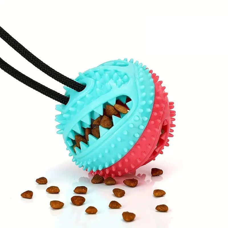 Interactive Suction Cup Dog Toy – Treat Dispenser & Chew Toy for Power Chewers