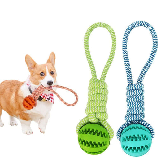 Interactive Chew Toy Ball – Bite-Resistant, Treat-Filled Fun for Puppies