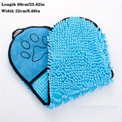 Pet Drying Towel with Hand Pockets – For Dogs & Cats