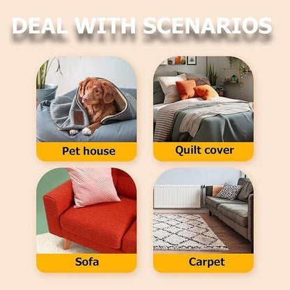 Reusable Pet Hair Remover Roller – For Dog & Cat Hair on Furniture, Carpet & Clothing